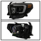 Spyder Toyota Tundra 2014-2016 Projector Headlights Light Bar DRL Black Smoke PRO-YD-TTU14-DRL-BSM 5080165