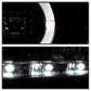 Spyder Toyota Yaris 07-11 4Dr Projector Headlights LED Halo DRL Blk PRO-YD-TYA074D-DRL-BK 5038944