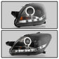 Spyder Toyota Yaris 07-11 4Dr Projector Headlights LED Halo DRL Blk PRO-YD-TYA074D-DRL-BK 5038944