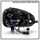 Spyder Volkswagen GTI 06-09/Jetta 06-09 Halogen Model Only - DRL Black PRO-YD-VG06-DRL-BK 5017505