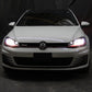 Spyder Volkswagen Golf VII 14-16 Projector Headlights DRL LED Red Stripe Blk PRO-YD-VG15-RED-DRL-BK 5080592