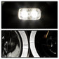 Spyder Volkswagen Golf IV 99-05 Projector Headlights LED Halo Black High H1 Low H1 PRO-YD-VG99-BK 5012159