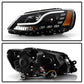 Spyder Volkswagen Jetta 11-14 Projector Headlights Halogen Light Tube DRL Blk PRO-YD-VJ11-LTDRL-BK 5073648