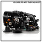 Spyder Volkswagen Jetta 11-14 Projector Headlights Halogen Light Tube DRL Blk PRO-YD-VJ11-LTDRL-BK 5073648