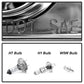 Spyder Volkswagen Jetta 11-14 Projector Headlights Halogen Light Tube DRL Smke PRO-YD-VJ11-LTDRL-SM 5073655