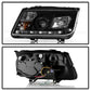Spyder Volkswagen Jetta 99-05 Projector HeadlightsDRL Blk PRO-YD-VJ99-DRL-BK 5012234