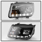 Spyder Volkswagen Jetta 99-05 Projector HeadlightsDRL Blk PRO-YD-VJ99-DRL-BK 5012234