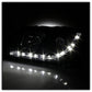 Spyder Volvo S40 97-03 Projector Headlights DRL Black High H1 Low H1 PRO-YD-VOS4097-DRL-BK 5030351