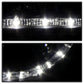 Spyder Volvo S40 97-03 Projector Headlights DRL Black High H1 Low H1 PRO-YD-VOS4097-DRL-BK 5030351