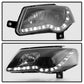 Spyder Volkswagen Passat 06-08 Projector Headlights DRL Black High H1 Low H1 PRO-YD-VP06-DRL-BK 5012326