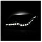 Spyder Volkswagen Passat 06-08 Projector Headlights DRL Black High H1 Low H1 PRO-YD-VP06-DRL-BK 5012326
