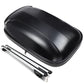 Universal Roof Rack Cross Bars + Cargo Box Set - 120CM Black