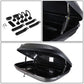 Universal Roof Rack Cross Bars + Cargo Box Set - 120CM Black