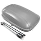 Universal Roof Rack Cross Bars + Cargo Box 120CM Gray