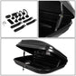 Universal Roof Rack Cargo Box - 133CM 330L 110 LBS - Texture Black