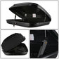 Universal Roof Rack Cargo Box 330L 133cm - Glossy Black