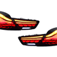 BMW 6 Series F12 F13 F06 Smoke and Red GTS OLED Style Taillights (2011-2018)