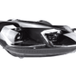Volkswagen Golf MK6 Red, Silver, and Black Projector with Dynamic Signal LED Headlights (2009 - 2013)