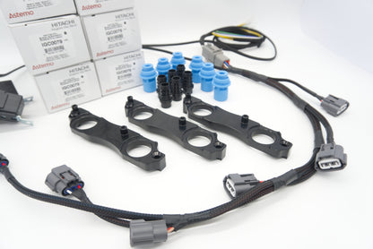 ASE 2JZ 1JZ Nissan R35 Coil Brackets BLACK