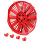 12 Inch Red Radiator Fan