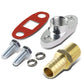 10 AN Oil Drain Line Adapter Flange with Gasket and Fittings