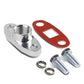 Oil Drain Line Flange Kit with Gasket and Bolts 10 AN Fitting