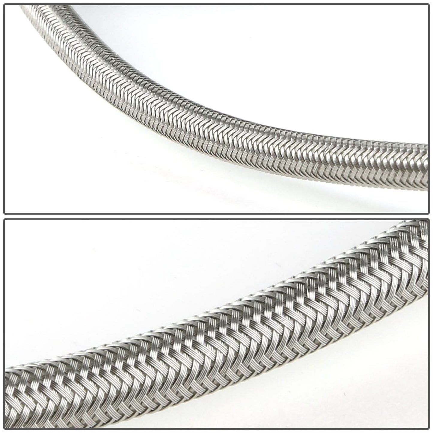4AN Oil Feed Line - 90 Degree Fittings Both Ends