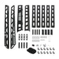 Universal 55x41 Roof Cargo Basket - Black Steel Construction