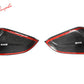 2021-2025 Tesla Model S OE Gloss Black Mirror Covers Dry Carbon Fiber