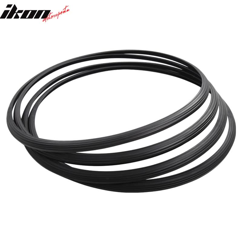 Heavy Duty Wheel Guard Rim Protecting Trim 19in Black