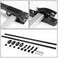 Universal 54" Black Aluminum Square Roof Rack Crossbar
