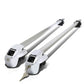 50" Aluminum Square Bar Roof Rack Crossbar with Lock - Silver