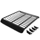 Universal 53x40 Steel Roof Rack Basket - Black