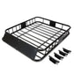 Universal Steel Roof Rack Basket 48" x 40" - Black