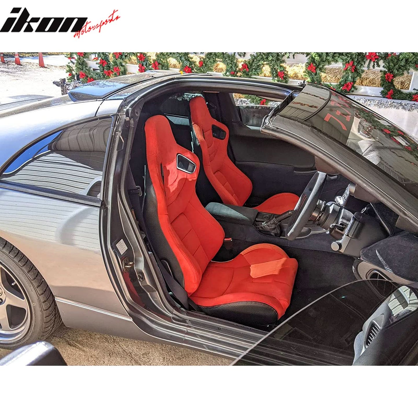Universal Pair Reclinable Racing Seat with Dual Slider
