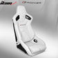 Universal Reclinable Bucket Racing Seat Dual Slider PU Carbon Leather