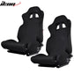 Universal JDM Style Black Racing Seats Cloth