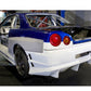 GTR Style Rear Over Fender Widebody Flares for Nissan Skyline R34