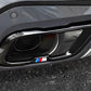 BMW X7 Black Knight Style Exhaust Tip Tail Throat Decorative Cover (Single Hole / Outer Frame)