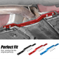 VW MQB Platform 8mm Billet Aluminium Rear Tunnel Brace for Golf MK7 / MK8 / Passat B8 / Jetta / Arteon / T-Roc / Taos & Audi A3 8V / 8Y / Q2 & SEAT Leon / Ateca / Formentor & Skoda Octavia / Superb / Karoq (FWD / AWD / Replaces 5Q0802128)