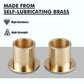 BMW 1 2 3 4 5 6 7 8 Series / X1 X3 X5 / Z4 Z8 / MINI Self-Lubricating Brass Clutch & Brake Pedal Bushing Kit 1989 - 2020