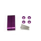 Universal Aluminum Hood Vent Spacer Riser Kit (Black / Purple / Silver)