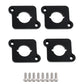 VW / Audi 1.8T 20V to 2.0 TFSI / R8 Coilpack Adapter Plate Set Billet Aluminum (Silver) for A3 / S3 / A4 / A6 / TT MK1 / Golf MK4 / GTI / Jetta / Beetle / Passat 1996 - 2011