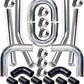 Universal 2.5" Aluminium Turbo Intercooler Piping Kit with Silicone Couplers, U-Pipe & Stainless Steel T-Bolt Clamps