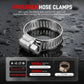 BMW E81 / E82 / E87 / E88 1 Series, E90 / E91 / E92 / E93 3 Series & E84 X1 Silicone Coolant Expansion Tank Hose with Aluminum Flange (N52 / N52N / N51 Engines / Replaces 17127618510 / 17127565093)