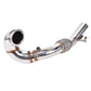VW Golf MK7 / MK7.5 R, Audi A3 / S3 / TT / TTS Quattro 2.0 TFSI 3.5" SS304 Stainless Steel Downpipe with Flex Pipe (MQB Platform 2014+)
