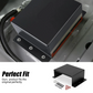 Universal PC680 Black Billet Aluminum Battery Hold Down Tray & Mounting Bracket Kit Car Truck Boat ATV UTV