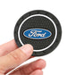Ford Silicone Anti-Slip Car Coaster / Cup Mat for Focus MK2 / MK3 / MK4 / MK5, Fiesta MK7, Mondeo MK4 & Fusion (1-2 Piece Set)