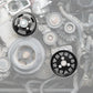 BMW M54 M52TU Aluminum Water Pump & Power Steering Pulley Kit – E46 E39 E38 X3 X5