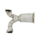 Catted Stainless Exhaust Downpipe for Audi S4 S5 B9 3.0T